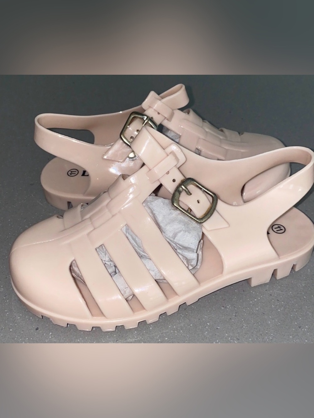 NWT Blush Fisherman Jelly Sandals | Toddler | Nude Pink